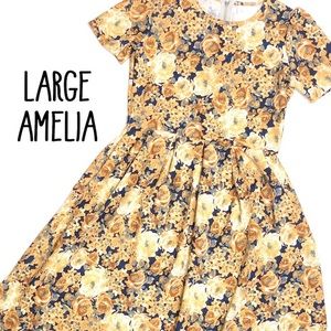 Large floral Amelia dress